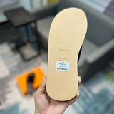 Hermès Beige Bow-Detail Flats - Back View