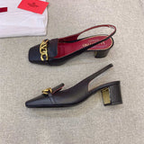 Valentino Garavani luxury shoes detail shot