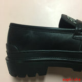 Dior Red Combat Boots - Sole Detail View