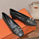 Hermès Chocolate Brown Ankle Strap Heels - Sole Detail View