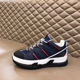 Burberry Beige Low-Top Sneakers - Heel Detail View