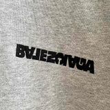 Close-up of Balenciaga designer clothing craftsmanship