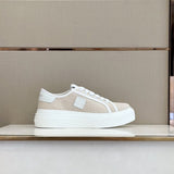 Givenchy Nude High-Top Sneakers - Toe Detail View