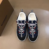 Burberry Beige Low-Top Sneakers - Full Silhouette View