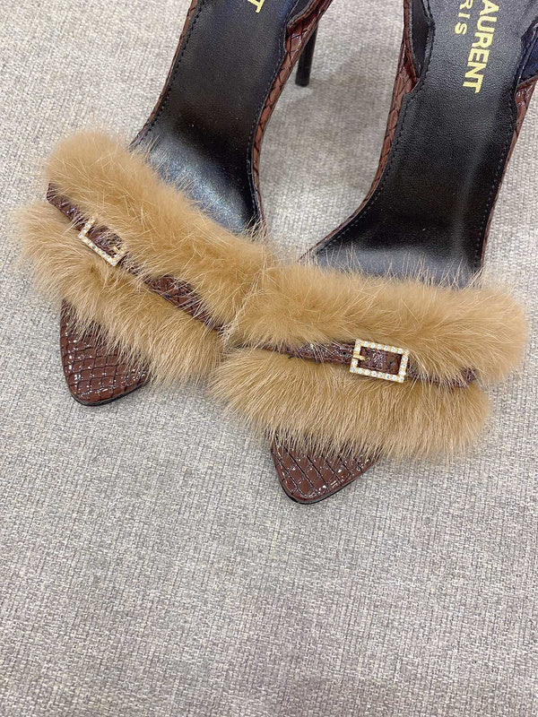 Saint Laurent shoes front view designer style