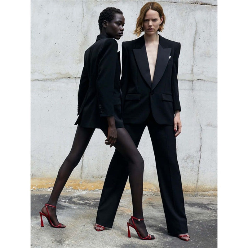 Side profile view of Saint Laurent luxury piece style No.093