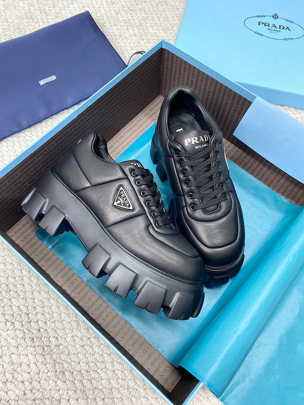 Prada shoes front view designer style