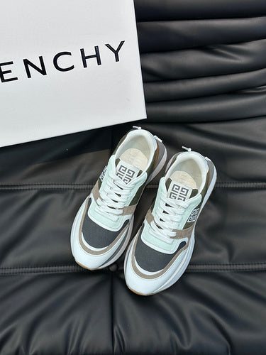 Givenchy White Block Heel Pumps - Full Silhouette View