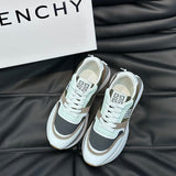 Givenchy White Block Heel Pumps - Full Silhouette View