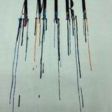 Close-up of Amiri t-shirt craftsmanship
