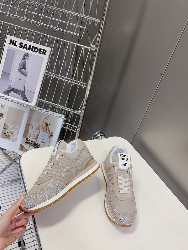 Miu Miu luxury shoes detail shot