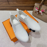 Hermès Tan Slingback Heels - Detail Shot of Craftsmanship