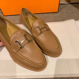 Hermes shoes Style 392 - texture and material detail