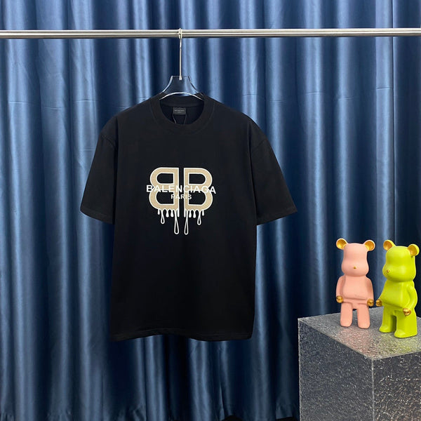 Balenciaga luxury t-shirt detail shot