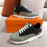 Hermes shoes Style 349 - full pair display (alternate angle)