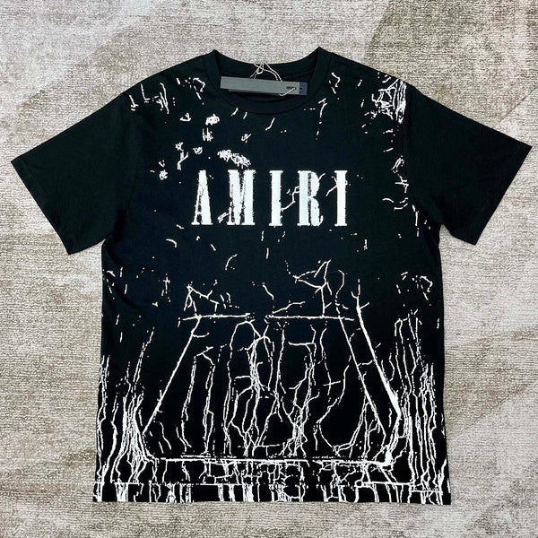 Amiri luxury t-shirt detail shot