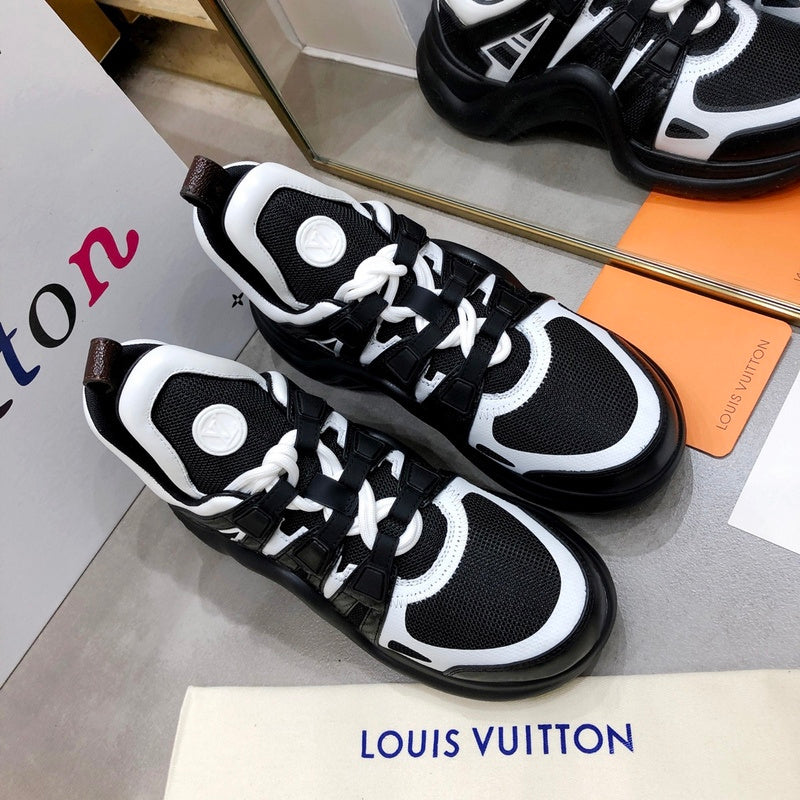 Louis Vuitton Nude Ankle Boots - Side Profile View