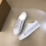 Burberry Red Ankle Strap Heels - Angled View