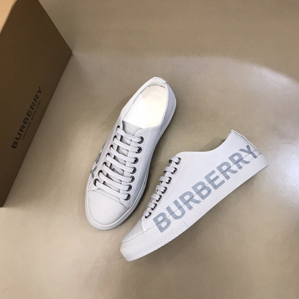Burberry Red Ankle Strap Heels - Angled View