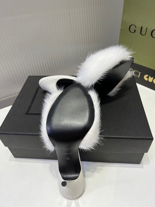 Saint Laurent shoes front view designer style