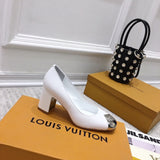 Louis Vuitton Red Chunky Platform Sneakers - Back View