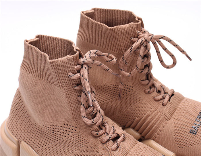 Balenciaga Nude Pointed-Toe Stiletto Heels - Close-Up Texture View