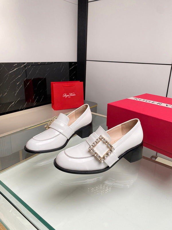 Close-up of Roger Vivier shoes craftsmanship