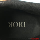Dior Grey Loafer Flats - Full Silhouette View
