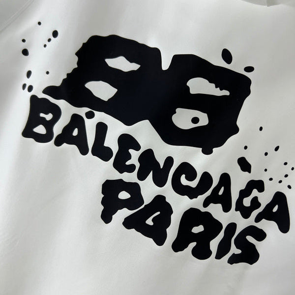 Close-up of Balenciaga designer clothing craftsmanship