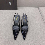 Front view of Saint Laurent luxury piece style No.025