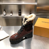 Close-up of Louis Vuitton shoes craftsmanship