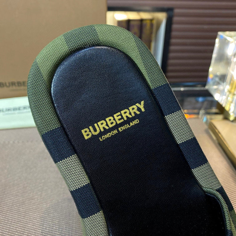 Burberry Black Low-Top Sneakers - Back View