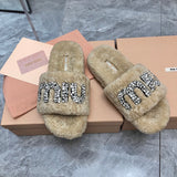 Close-up of Miu Miu shoes craftsmanship