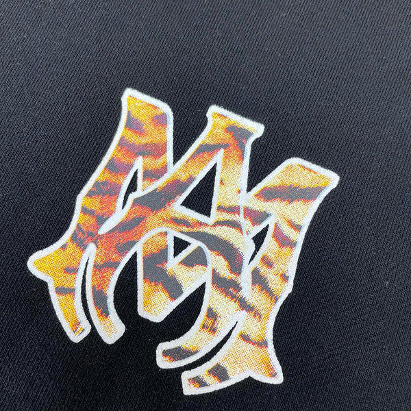 Close-up of Amiri hoodie craftsmanship