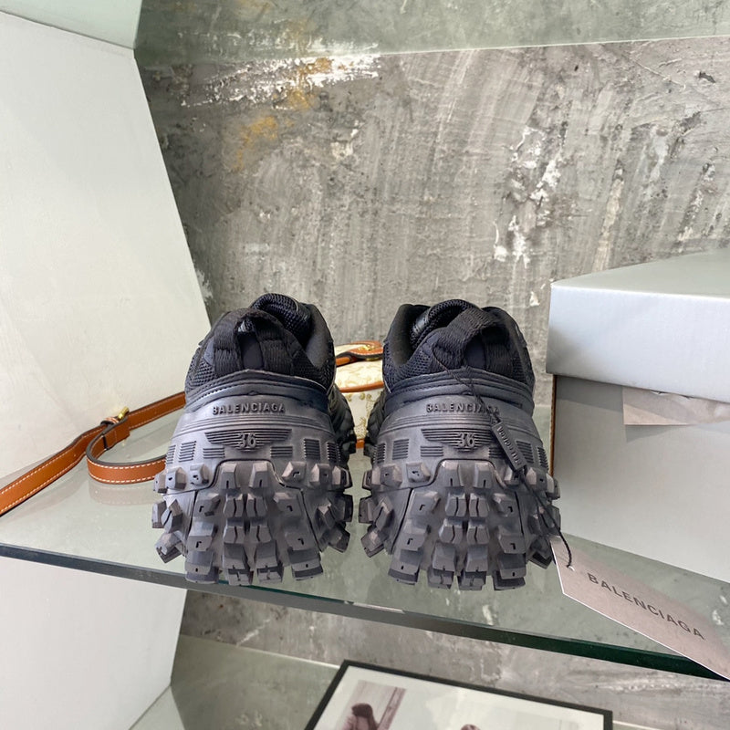 Balenciaga White Slip-On Sneakers - Toe Detail View