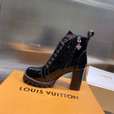 Louis Vuitton Grey Pointed-Toe Flats - Lifestyle Styling Shot