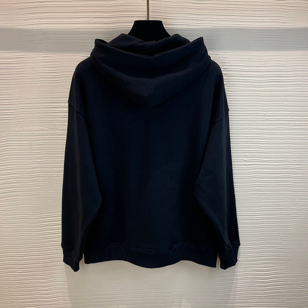 Close-up of Balenciaga designer clothing craftsmanship