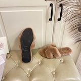 Hermès Tan Ankle Strap Sandals - Toe Detail View