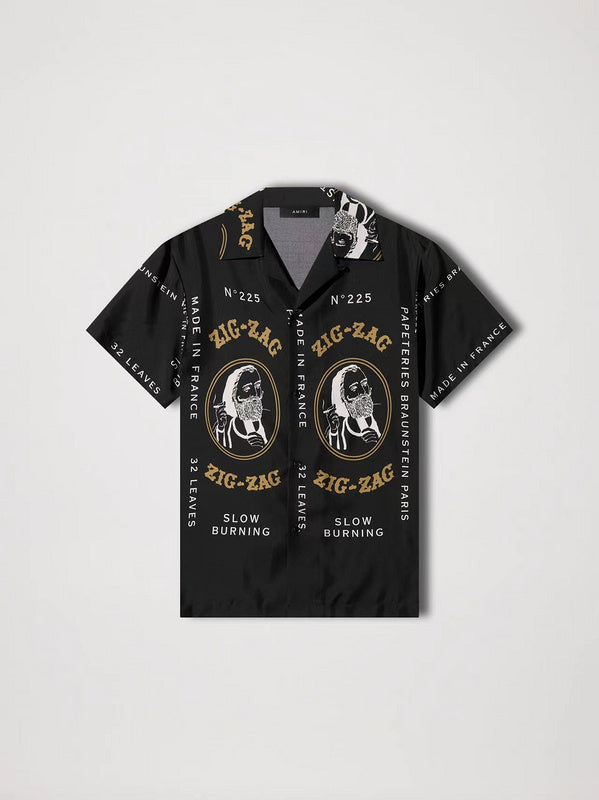 Amiri luxury t-shirt detail shot