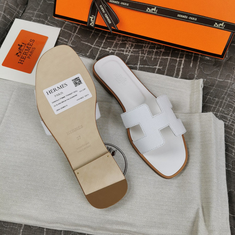 Hermès Nude Ankle Strap Sandals - Back View