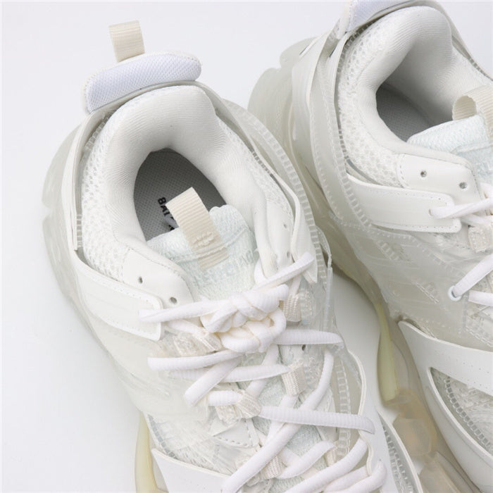 Balenciaga Beige Low-Top Sneakers - Toe Detail View