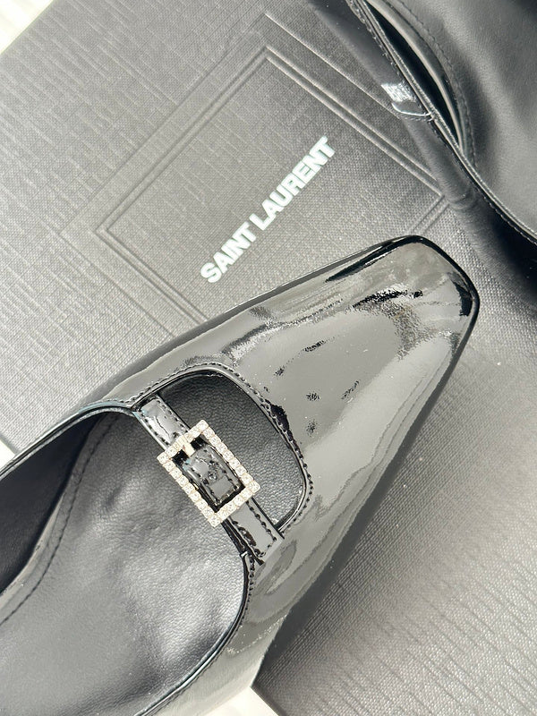 Full silhouette view of Saint Laurent luxury piece style No.010