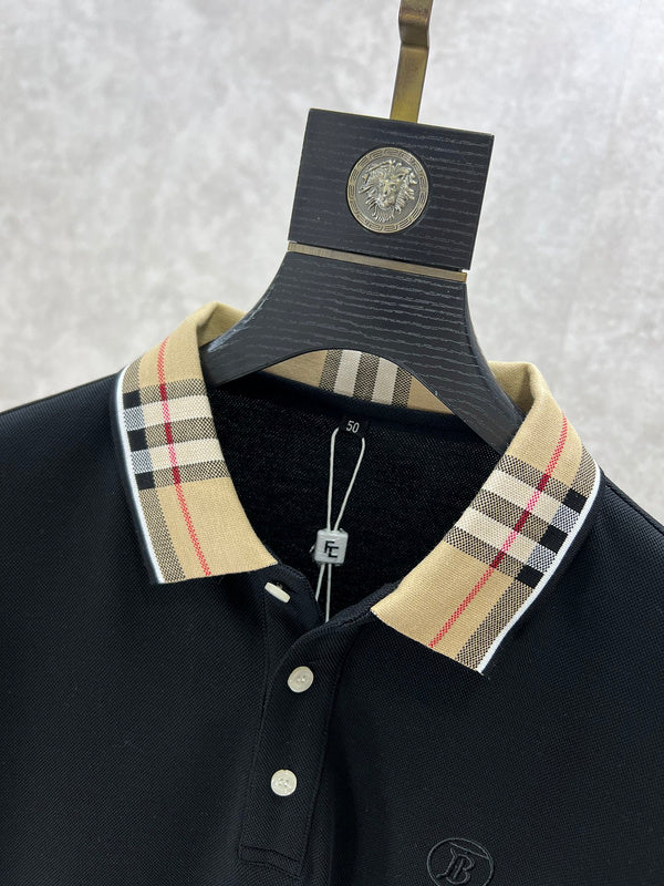 Close-up of Burberry designer clothing craftsmanship