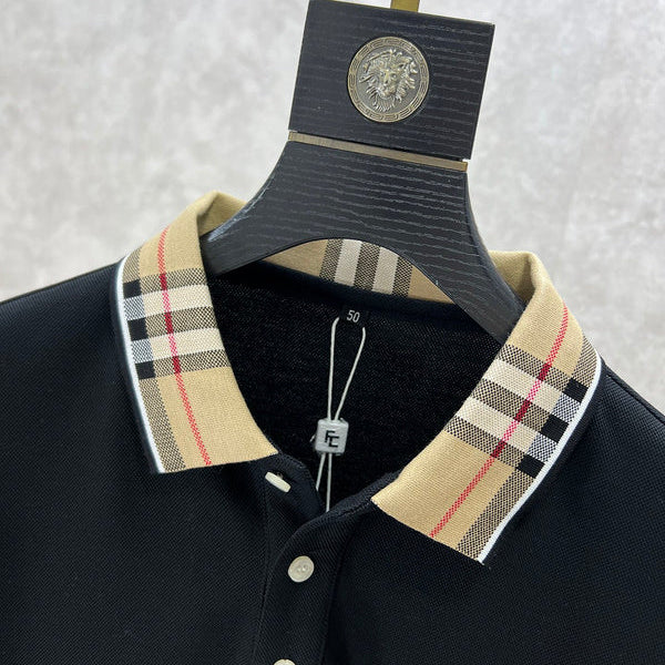 Close-up of Burberry designer clothing craftsmanship