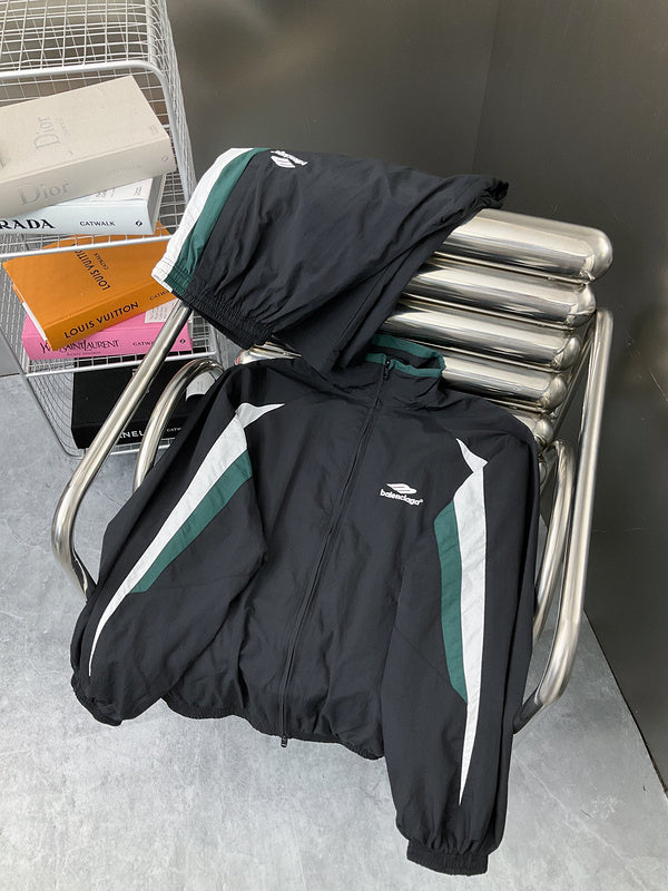 Close-up of Balenciaga designer clothing craftsmanship