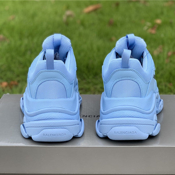 Balenciaga Grey Chunky Platform Sneakers - Sole Detail View
