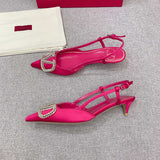 Close-up of Valentino Garavani shoes craftsmanship