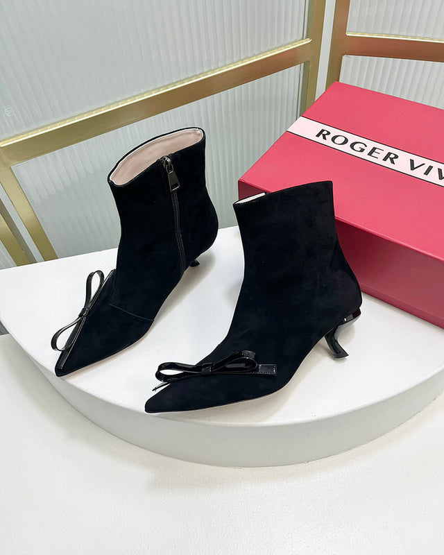 Close-up of Roger Vivier shoes craftsmanship