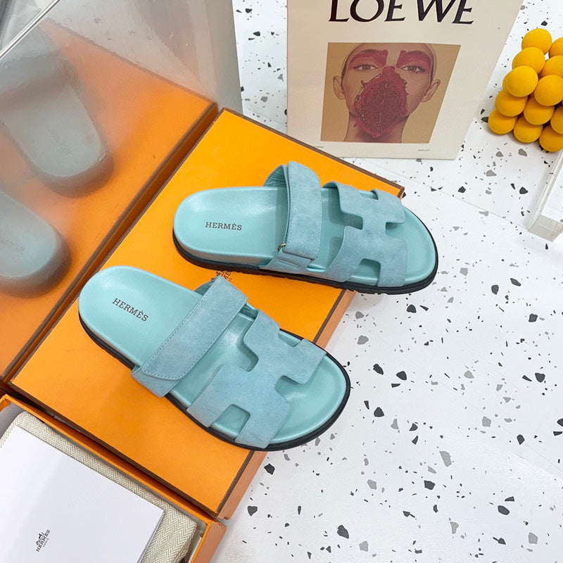 Hermes sandals Style 165 - styled lifestyle view