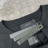 Amiri luxury t-shirt detail shot